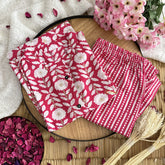 Vriksham Floral Printed Co-ord Set-Pink-VS4415