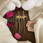 Vriksham Peacock Bugadi Style Earrings-White Pearl-G16667