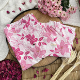 Vriksham Floral Printed Co-ord Set-White & Pink-VS4419