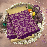 Golden Korvai Pure Silk Saree - VS3982