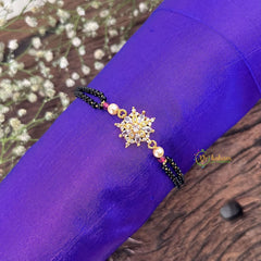 Vriksham Designer Floral Style AD Stone Mangalsutra Bracelet-G18789