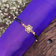 Vriksham AD Stone Sparkling Style With Folral CZ Mangalsutra Bracelet-G18796