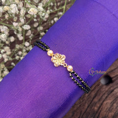 Vriksham Designer AD Stone Floral Style Mangalsutra Bracelet-G18770