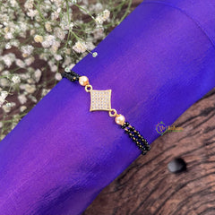 Vriksham Designer AD Stone Diamond Shape Mangalsutra Bracelet-G18771