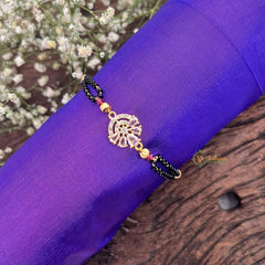 Vriksham AD Stone Half Circle With Pear Shape Adjustable Mangalsutra Bracelet-G18801