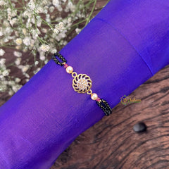 Vriksham Designer Round Style AD Stone Mangalsutra Bracelet-G18790