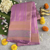 Lavender Pure Silk Saree - VS3990