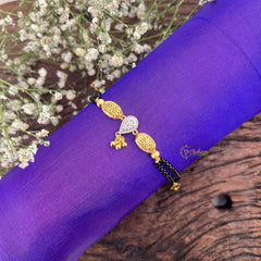 Vriksham Oval With Pear Style Mangalsutra Bracelet-G18766