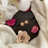 Vriksham Unique Floral Studs-Multicolor-G16722
