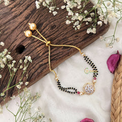 Vriksham Elegant chain with Flower Mangalsutra Bracelet-G18764