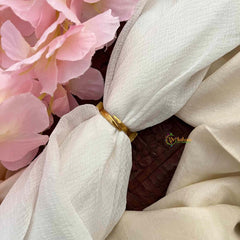 Vriksham Antique Gold Sunburst Floral Kemp Stones Kundan Jadau Finger Ring-J4203