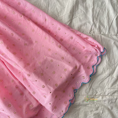 Baby Pink & Firosa Colour Indian Traditional Girls Lehenga Set -VS3754