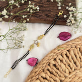 Vriksham Designer AD Stone Diamond Star Pendant Mangalsutra Bracelet-G18772