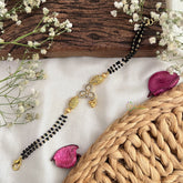 Vriksham Designer AD Stone Trio Style Mangalsutra Bracelet-G18769