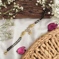Vriksham Designer AD Stone Trio Style Mangalsutra Bracelet-G18769