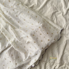 White & Purple Colour Indian Traditional Girls Lehenga Set -VS3757