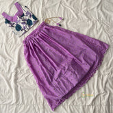 Lavender & White Colour Indian Traditional Girls Lehenga Set -VS3756