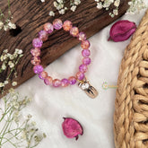 Vriksham Antique Kids Bracelet With Watch Cartoon Pendant-Pink Color-G18807