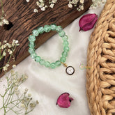 Vriksham Antique Kids Bracelet With Watch Pendant-Green Color-G18808