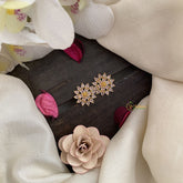 Vriksham Antique Floral Studs-Pastel Pink-G16705