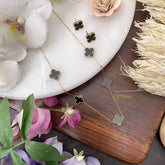 Vriksham Designer Pendants Anti Tarnish Stainless Steel Necklace Chain-Black-G17681