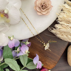 Vriksham Dancing Girl Pendants Anti Tarnish Stainless Steel Necklace Chain-G17683