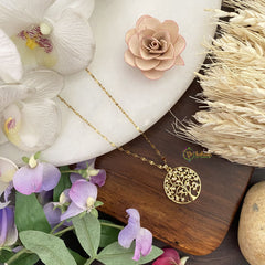 Vriksham Tree Pendant Anti Tarnish Stainless Steel Necklace Chain-G17669