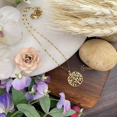 Vriksham Tree Pendant Anti Tarnish Stainless Steel Necklace Chain-G17669