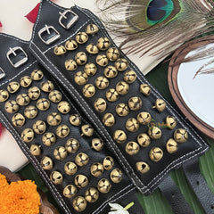 Vriksham Sawagai Premium Black Ghungroo Anklets 4 Row Ghungroo Pair-G19748