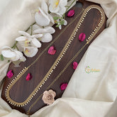 Vriksham Gold Look Alike Pearl Thin Hip Chain-G17972