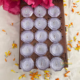 Vriksham Premium Silver Teardrop Crystal Bindi Pack (Set of 15)-BB3607