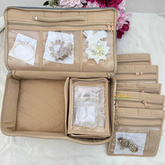 Vriksham Designer Jewelry Organizer Bags with Pouches -RG344