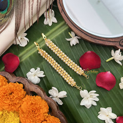 Vriksham Gold Look Traditional Kemp Maatil-Green-Pearl-G19672