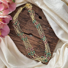 White and Pastel Color 8 Layered Malai-G13481