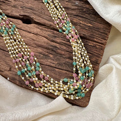 White and Pastel Color 8 Layered Malai-G13481