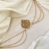 Lakshmi Bun Billai with Maatil -Bridal Jada Billai -Pearl Maatil -G10915