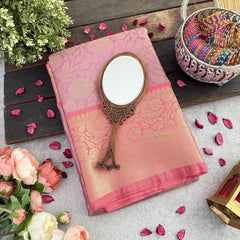 Vriksham Pink Tanchoi Tissue Saree-VS4502