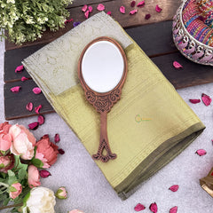 Vriksham Mehndi Green Tanchoi Tissue Silk Saree-VS4495