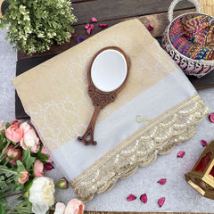 Vriksham Silver Katan Tanchoi Tissue Saree-VS4499