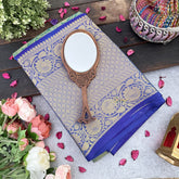 Vriksham Peacock Green Tanchoi Tissue Saree-VS4507