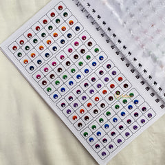 Vriksham Shaded Stone Round Bindi Book-(Shade 2 Paravati)-BB168