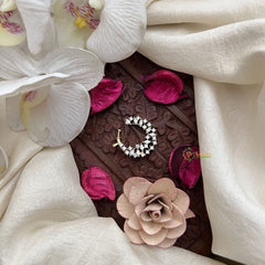 Vriksham Designer Elegant Stone-Studded Nath-Pierced Nathni by Naths/Nose Pin-G19750