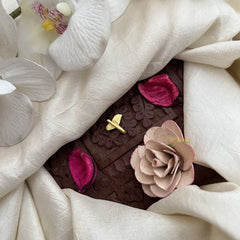 Vriksham Designer Jadau Kundan Nath-Red Green-J3267