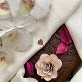 Vriksham Delicate Bloom Round Charm Red Stone Press Naths/Nose Pin-G19785