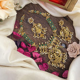 Precious Green Kemp Lakshmi Neckpeice -G2875