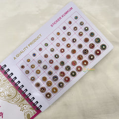 Vriksham Fancy Round Sticker Bindi Book-Navya Short-BB161
