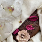 Vriksham Minimal Ethnic Red Stone Press Naths/Nose Pin-G19791