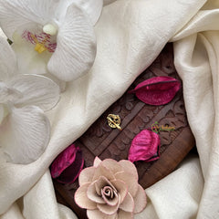 Vriksham Minimal Ethnic Red Stone Press Naths/Nose Pin-G19791