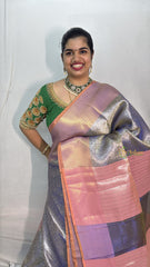 Vriksham Lavender Tanchoi Tissue Silk Saree-VS4490