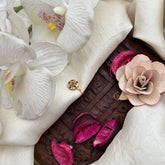 Vriksham Round With Diamond Style Nath Red White & Mid Green Stone Press Naths/Nose Pin-G19811